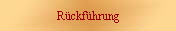 Rckfhrung